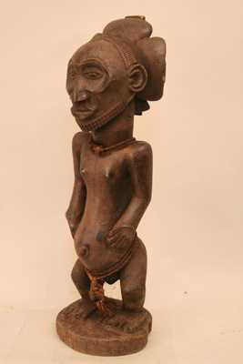 HEMBA (statue ), d`afrique : Rép.démoncratique du Congo., statuette HEMBA (statue ), masque ancien africain HEMBA (statue ), art du Rép.démoncratique du Congo. - Art Africain, collection privées Belgique. Statue africaine de la tribu des HEMBA (statue ), provenant du Rép.démoncratique du Congo., 1338/5278.Belle statue fétiche d